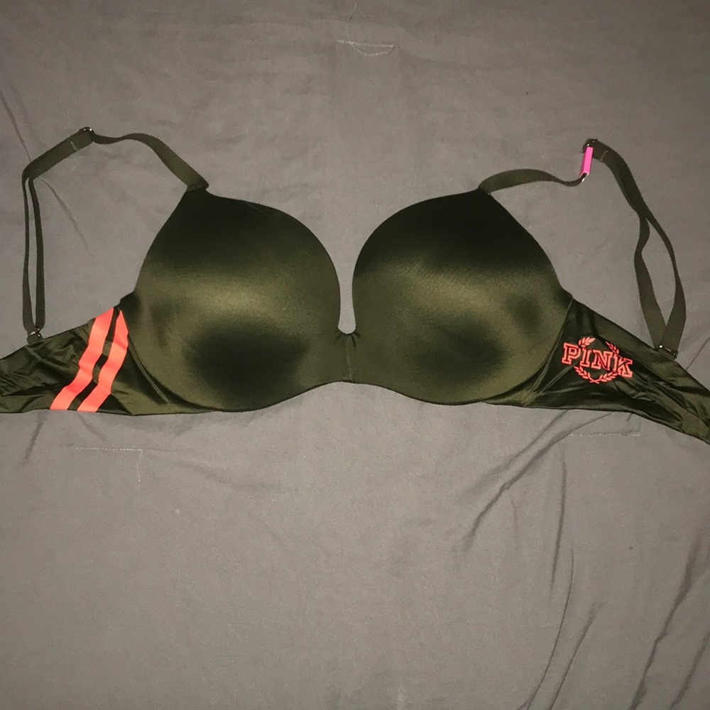 NWT Pink Victoria’s Secret 32DD Push-Up Campus Bra